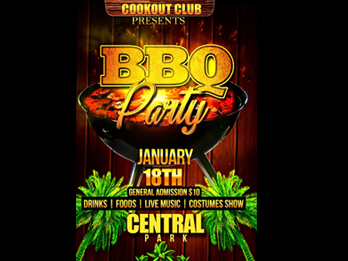 BBQ PARTY flyer